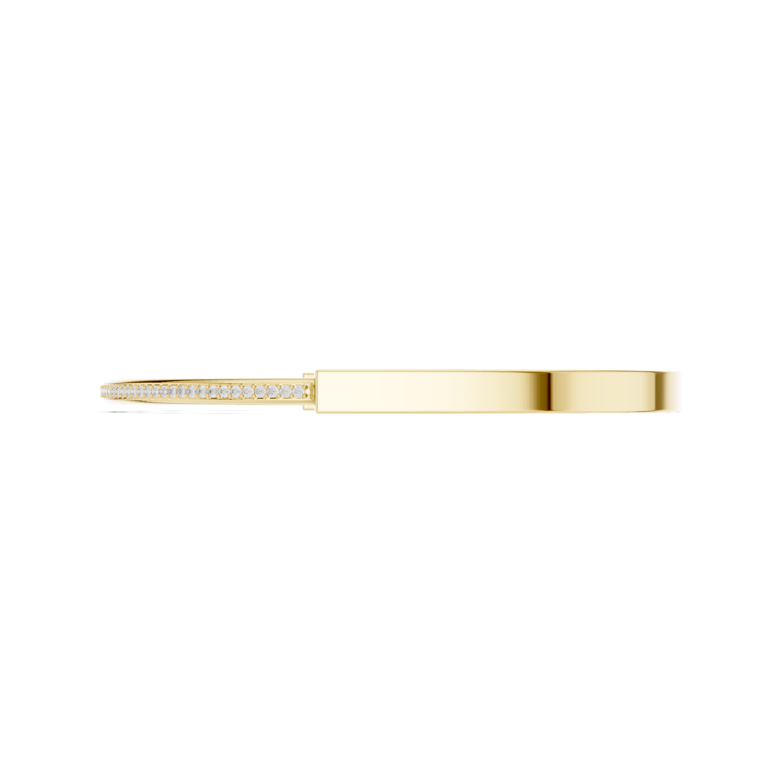 Slim Diamond Line Bangle