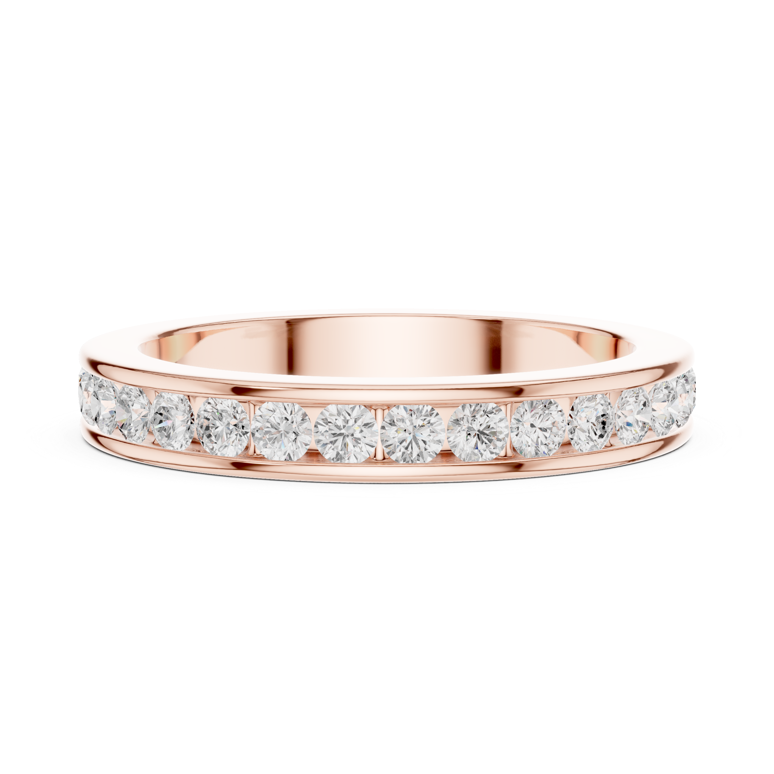 Full Eternity Channel Set Diamond Band