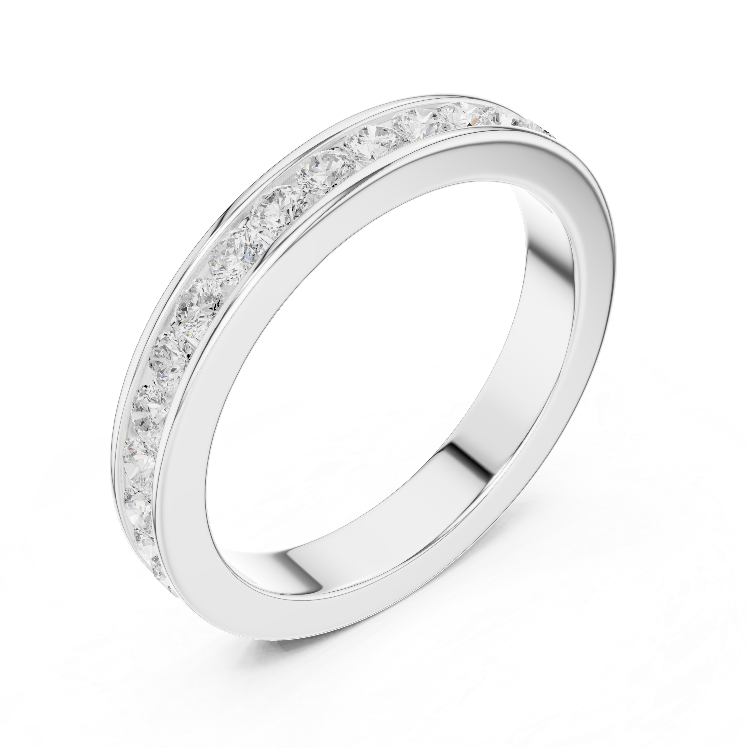Full Eternity Channel Set Diamond Band