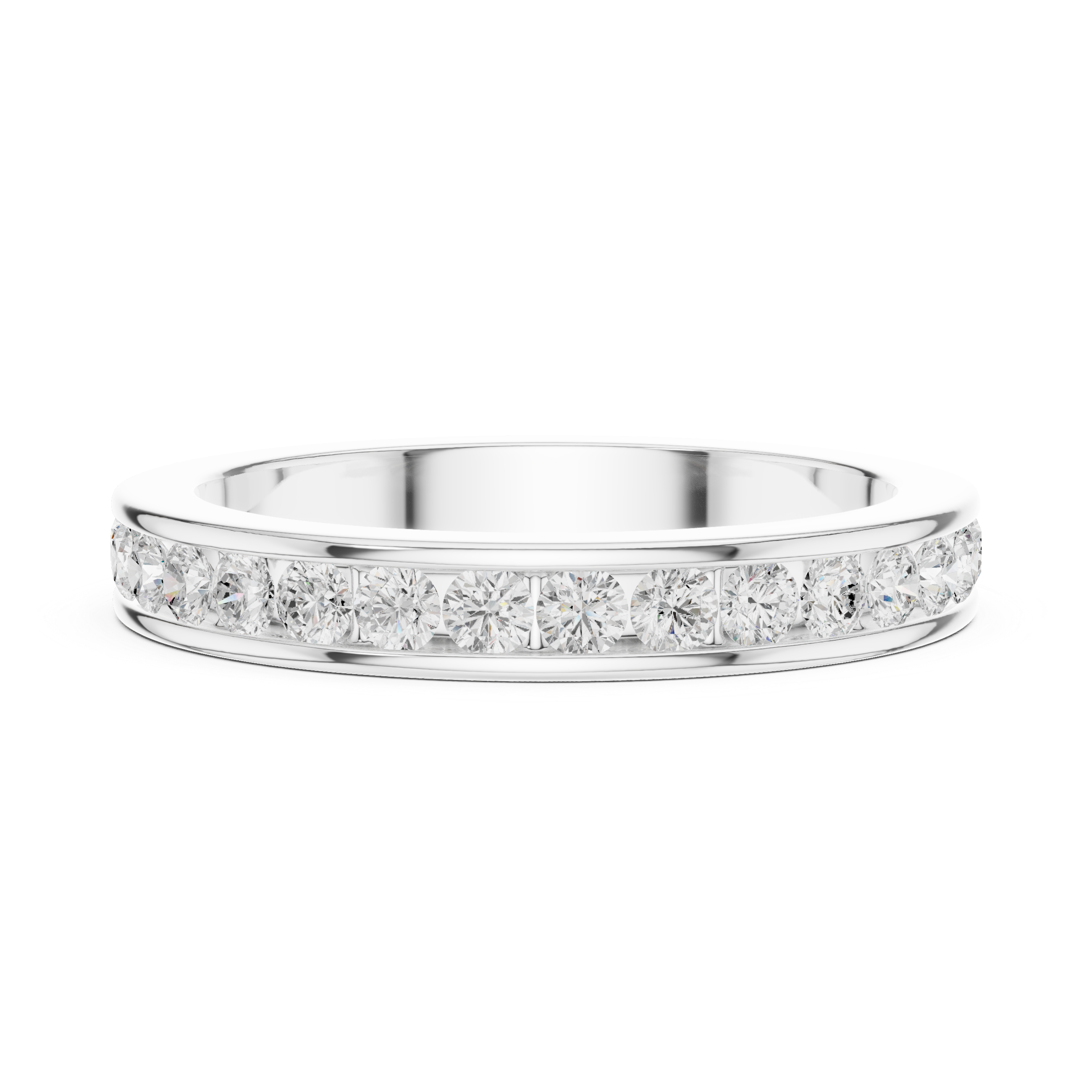 Full Eternity Channel Set Diamond Band
