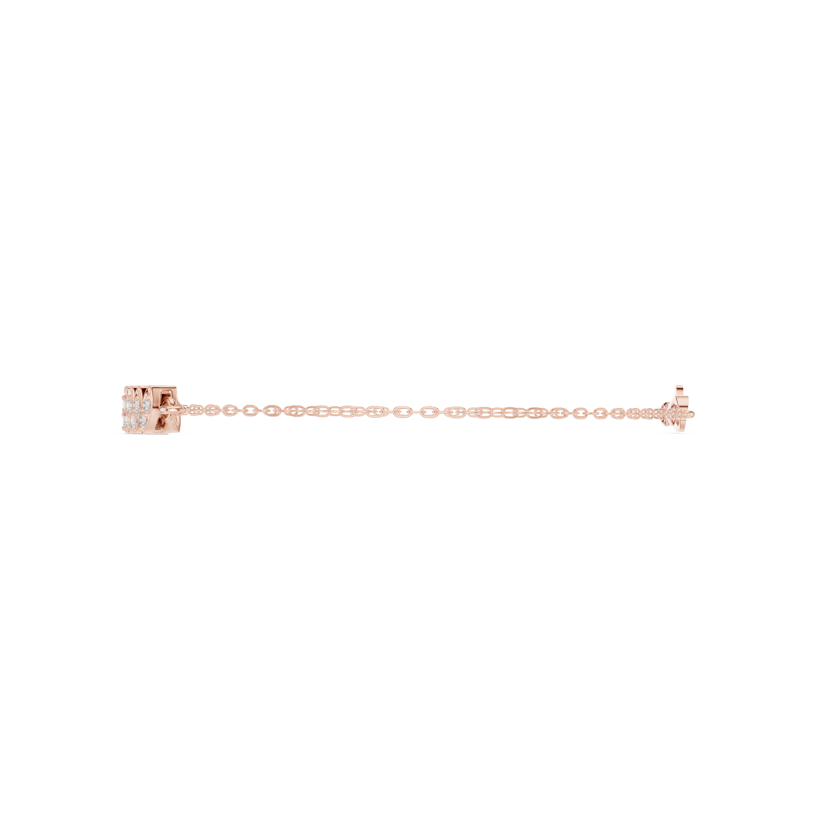 Marquise Diamond Bar Chain Bracelet