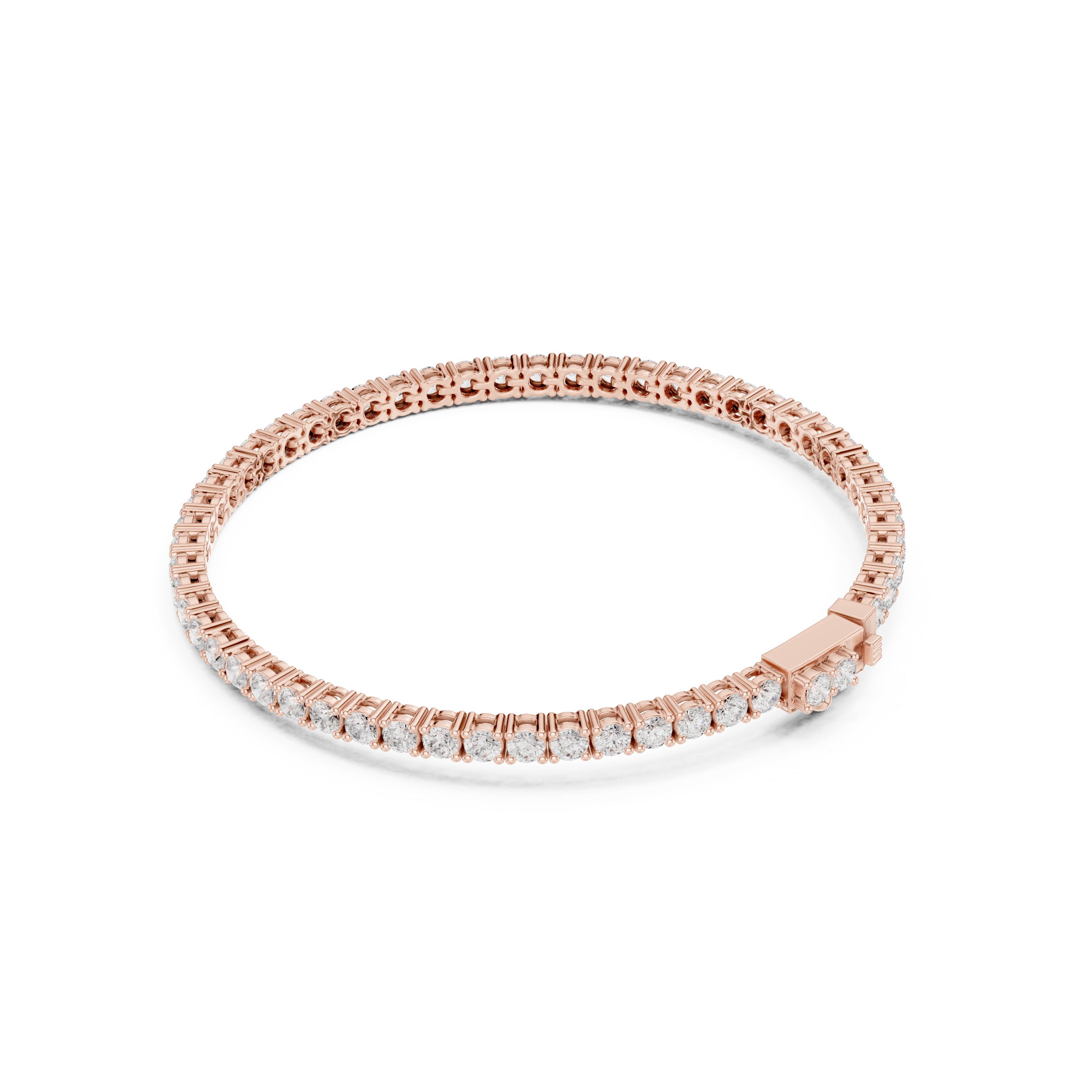 Classic Round Diamond Tennis Bracelet