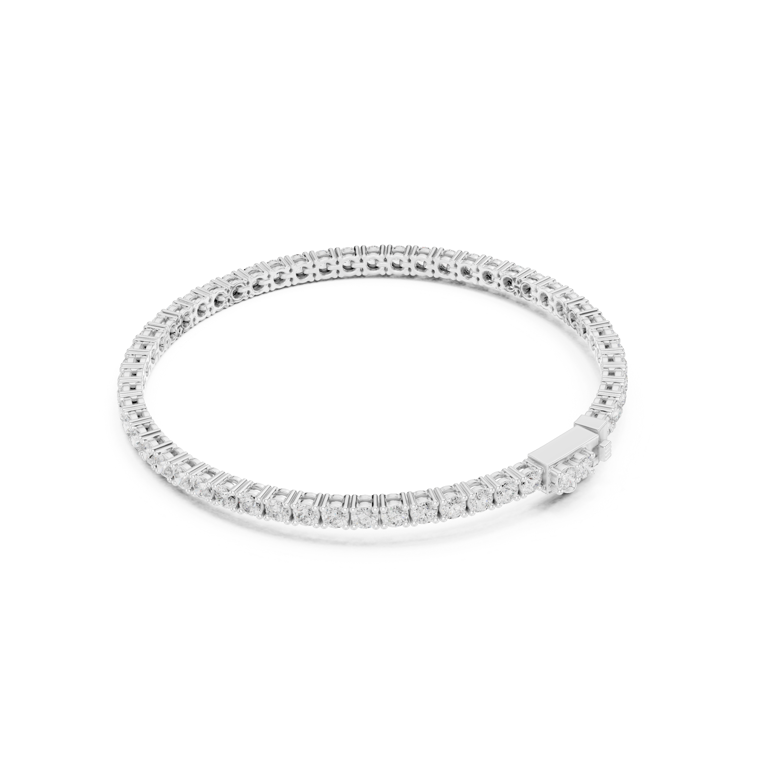 Classic Round Diamond Tennis Bracelet