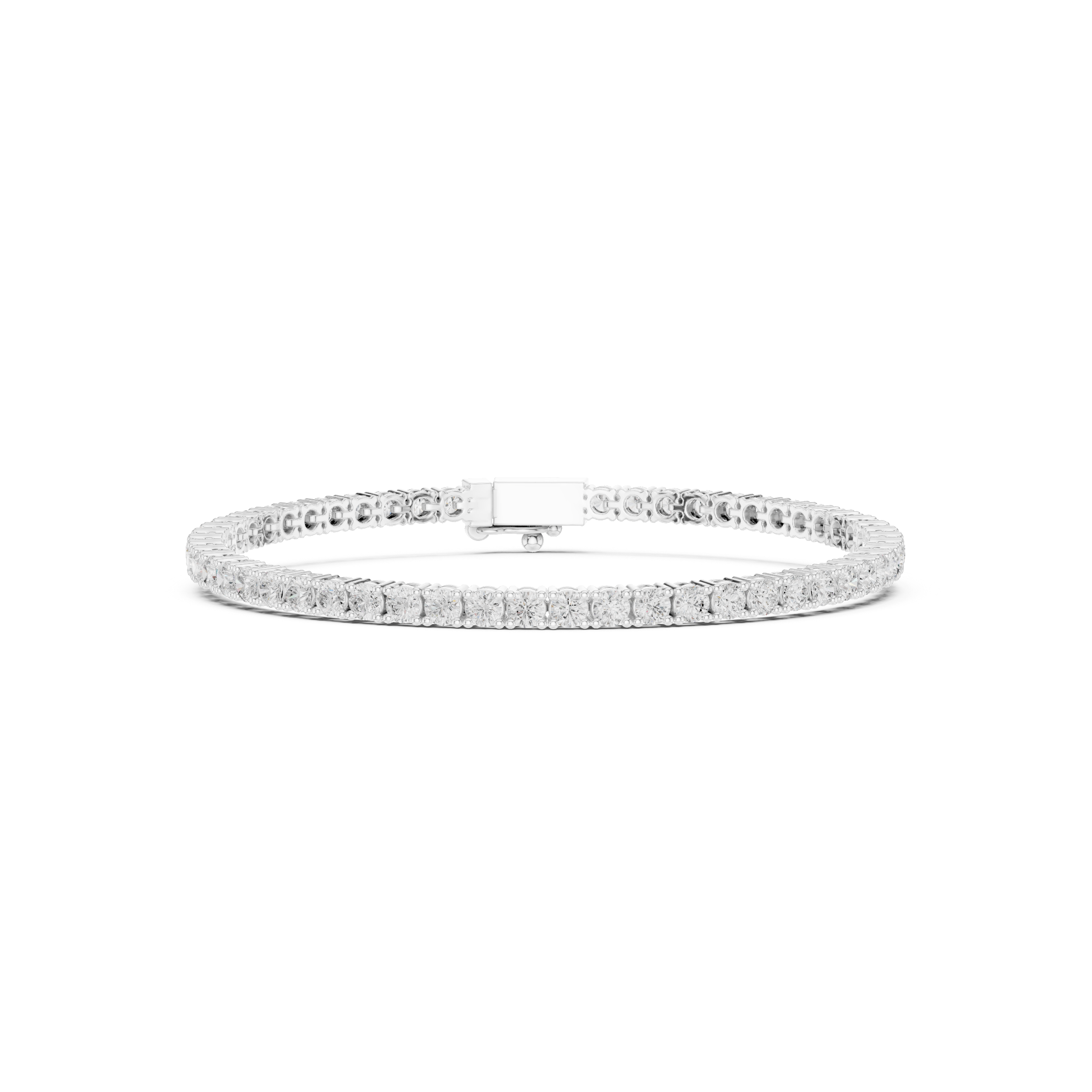 Classic Round Diamond Tennis Bracelet