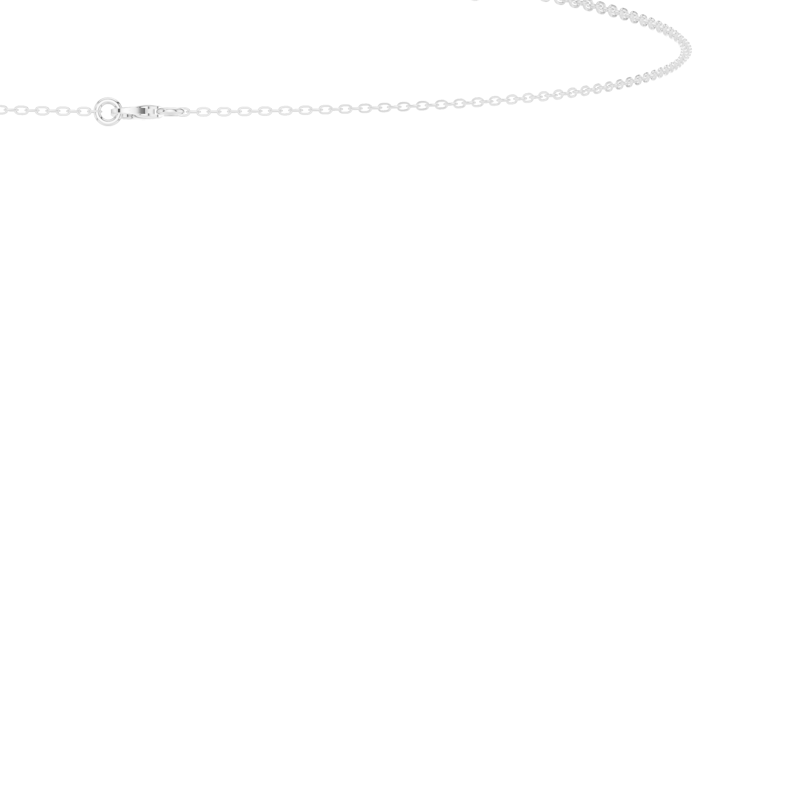 Geometric V Motif Diamond Necklace – Minimal Modern Elegance