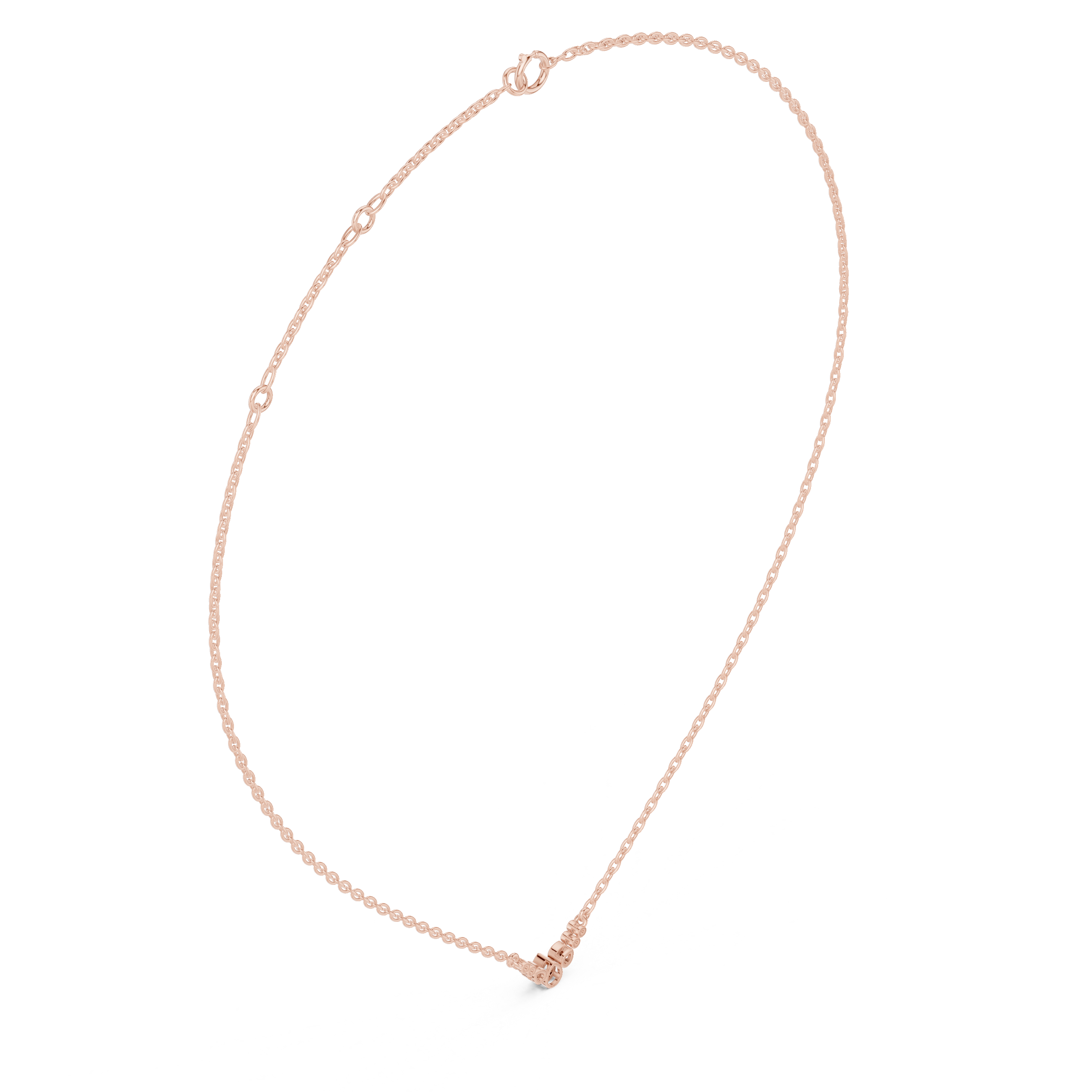 Elegant Pear Cut Multi-Stone Drop Necklace