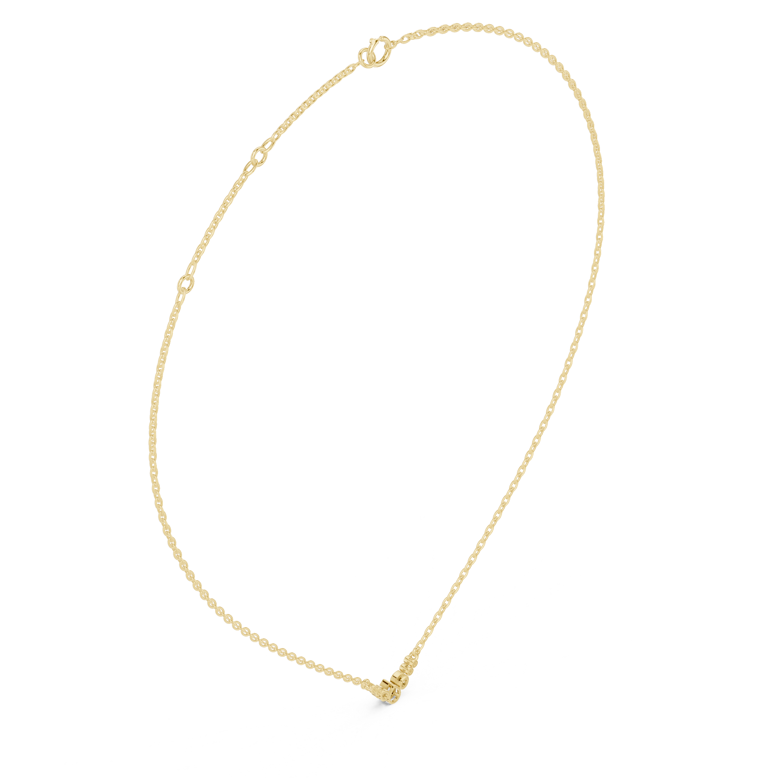 Elegant Pear Cut Multi-Stone Drop Necklace
