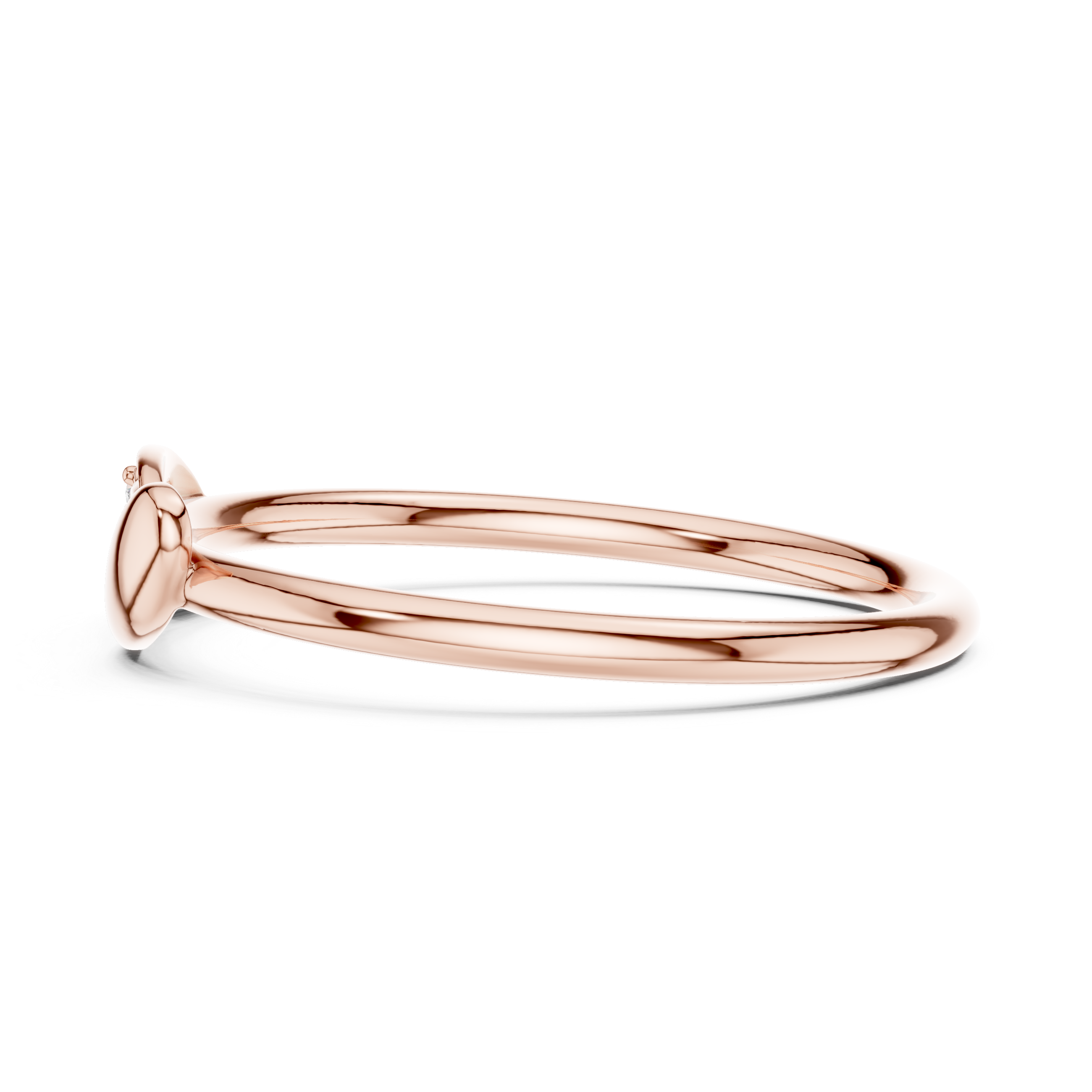 Infinity Twist Diamond Accent Ring