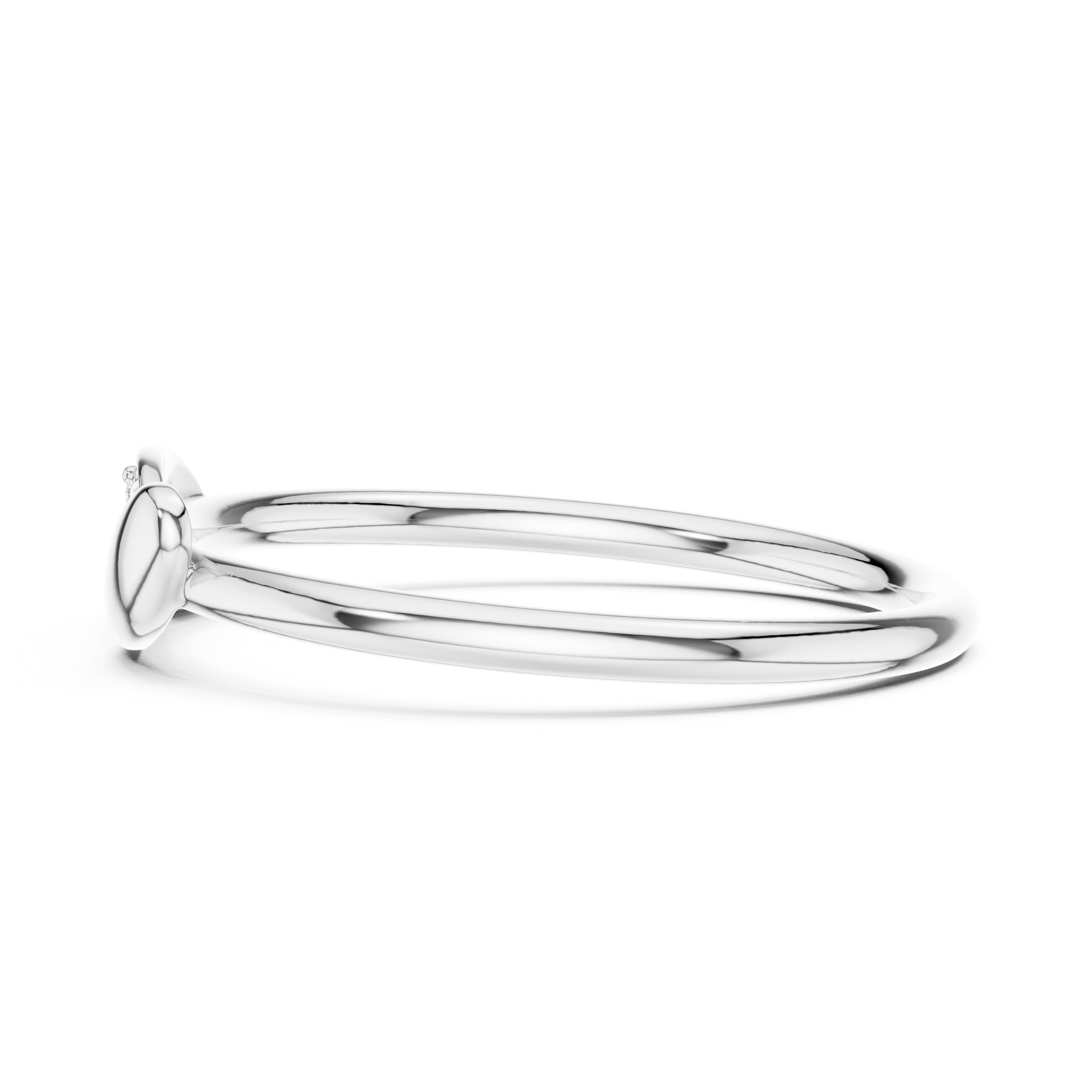 Infinity Twist Diamond Accent Ring