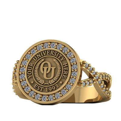 Custom College Ring – Classic University Jewelry | Gold & Sterling Silver Options