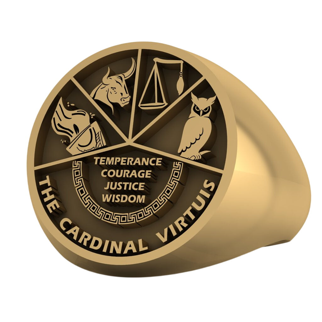 The Cardinal Virtues Ring