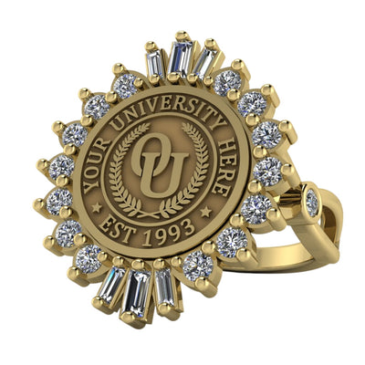 Seren | Infinity Bezel Band Custom Collage Ring