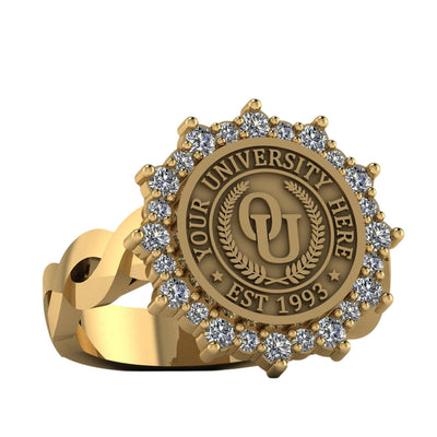 Attraente | Infinity Loop Band Custom Collage Ring