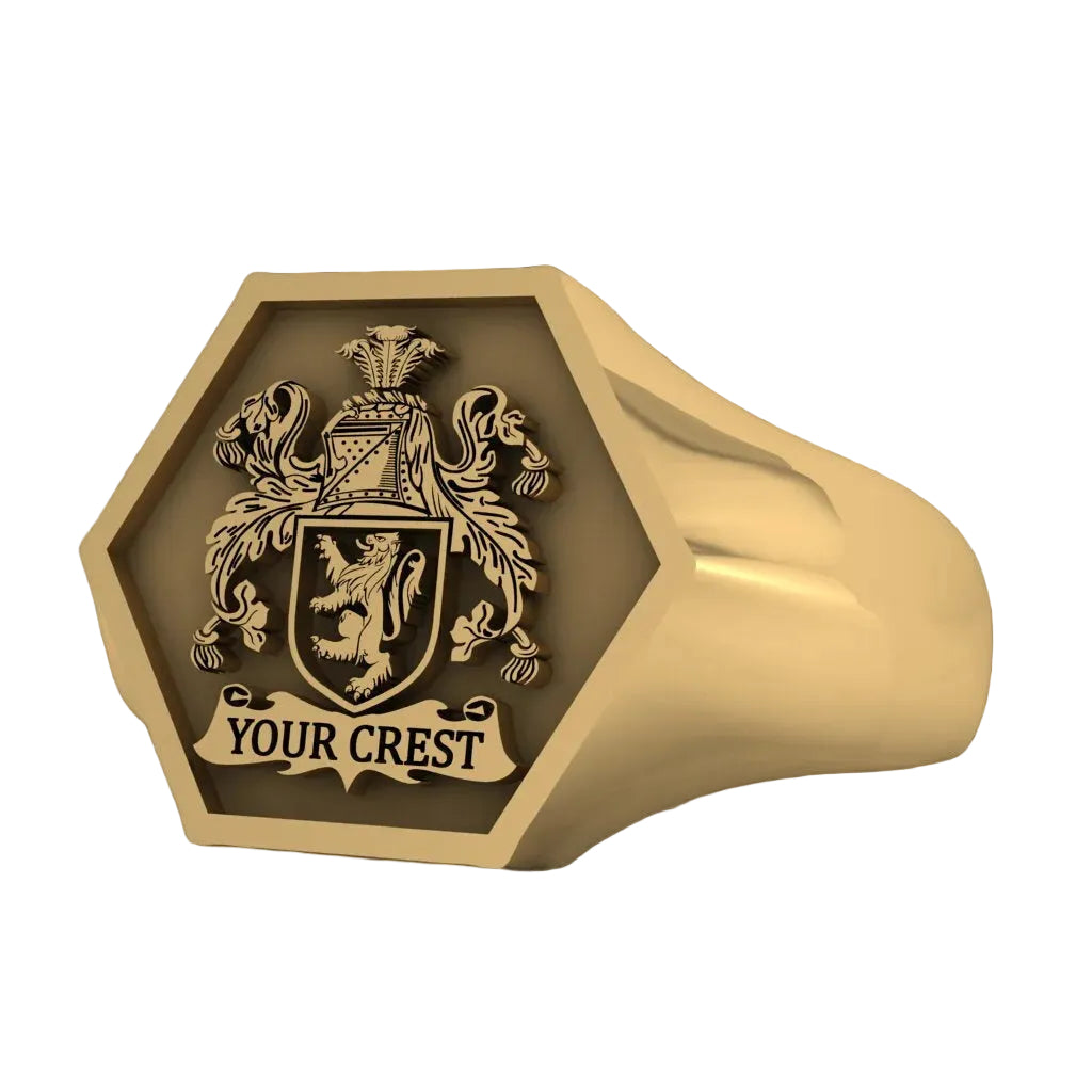 Personalized Family Crest Ring