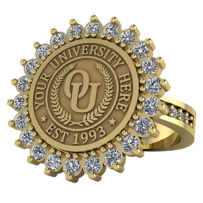 Serku | Channel Core Band Custom Collage Ring