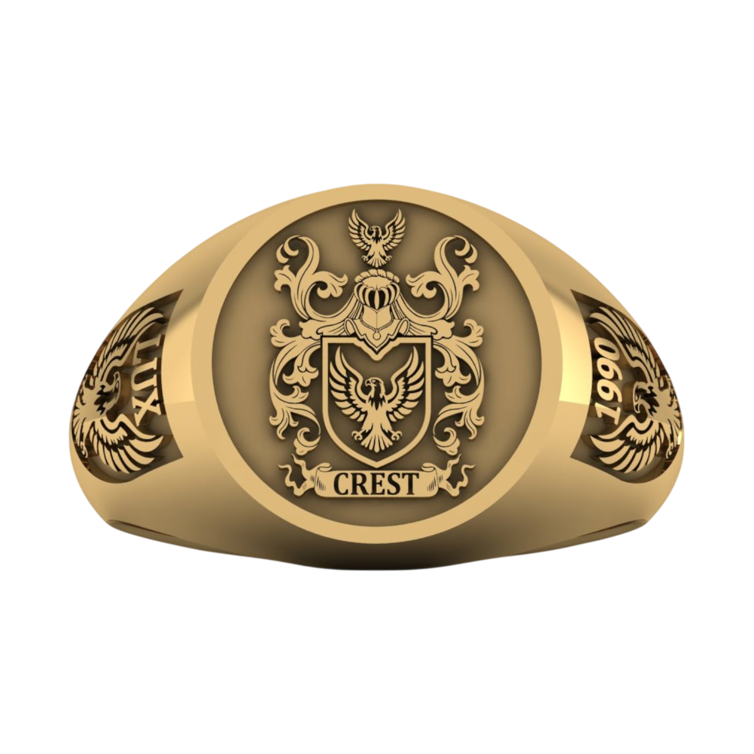 Family Crest Ring – Custom Engraved Signet Ring | Heritage Keepsake Jewelry