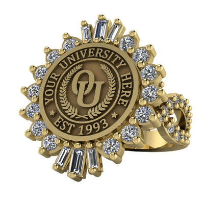 Seren | Infinity Pave Band Custom Collage Ring