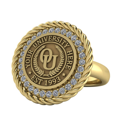 Arrecerat | Classic Dome Band Custom Collage Ring