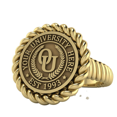 Lubid | Rope Core Band Custom Collage Ring