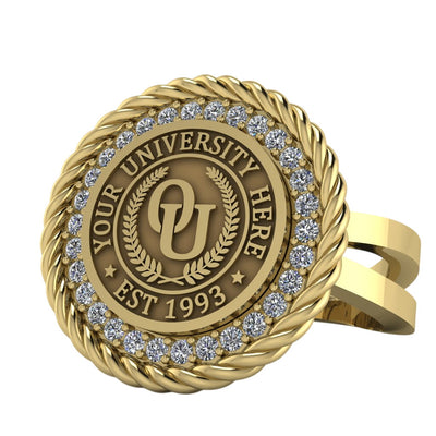 Arrecerat | Knife Edge Band Custom Collage Ring