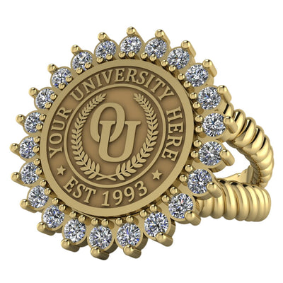 Serku | V-Rope Band Custom Collage Ring