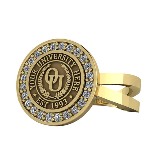 Agonisch | Knife Edge Band Custom Collage Ring