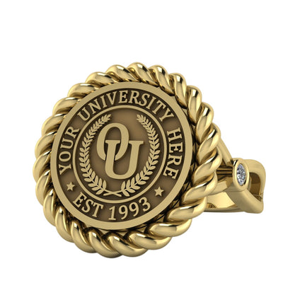 Lubid | Infinity Bezel Band Custom Collage Ring