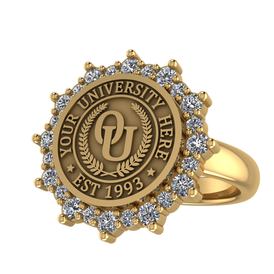 Attraente | Classic Dome Band Custom Collage Ring