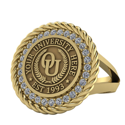 Arrecerat | V-Frame Band Custom Collage Ring