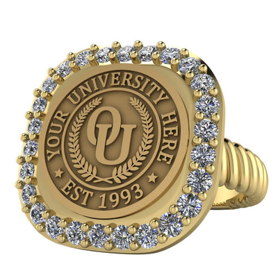 Radius | Rope Core Band Custom Collage Ring