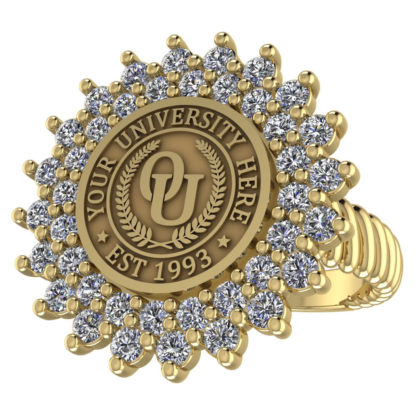 Splendid | Rope Core Band Custom Collage Ring