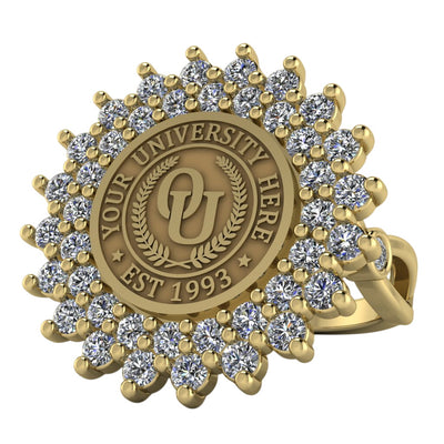 Splendid | Infinity Bezel Band Custom Collage Ring