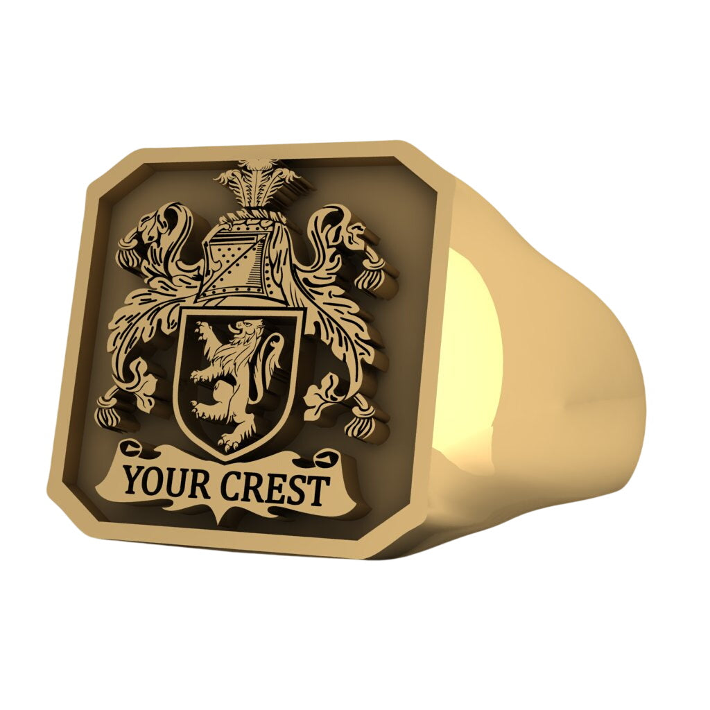 Personalized Family Crest Ring