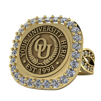 Radius | Infinity Pave Band Custom Collage Ring