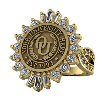 Seren | Infinity Pave Band Custom Collage Ring