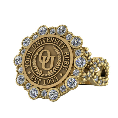 Belgi | Infinity Pave Band Custom Collage Ring