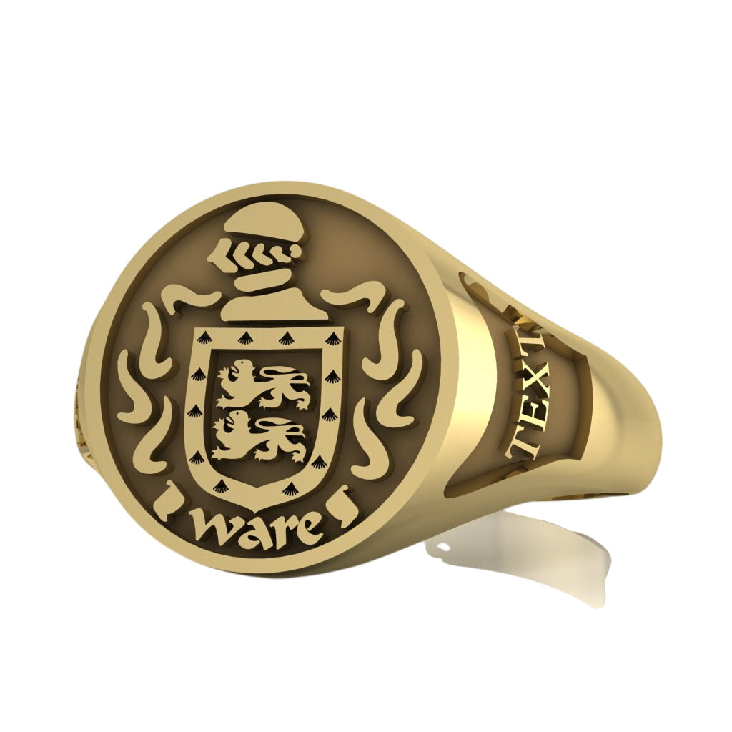 Personalized Family Crest Ring