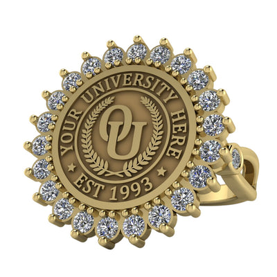 Serku | Infinity Bezel Band Custom Collage Ring